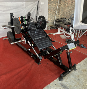 Équipement de fitness de gymnastique professionnel de haute qualité-Machine de <span class=keywords><strong>presse</strong></span> à jambes en acier réglable utilisée à des fins commerciales avec squat Hack chargé sur plaque - Product Image 2
