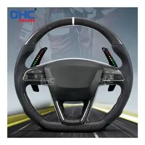 Ohc động cơ điều chỉnh xe chỉ đạo Wheel cho ghế ST Leon Cupra MK2 MK3 LED thông minh Shift mái chèo mở rộng Shifter