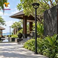 Lampadaire LED extérieur moderne avec design étanche IP65 pour hôtels, complexes hôteliers, villas, parcs et projets de chemins paysagers
