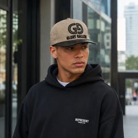 Gorra de Béisbol con Diseño Jacquard Personalizado, Visera de Cuero, Logotipo Bordado en 3D de Lujo, Gorra Snapback de 5 Paneles, Gorra de Moda Urbana de Alta Calidad