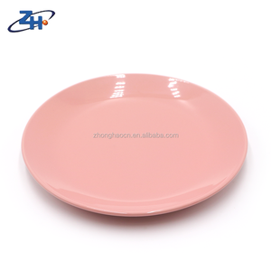 Ensembles de vaisselle en céramique de haute qualité vaisselle ronde de restaurant en porcelaine rose vaisselle et assiettes en céramique vaisselle Nouveaux produits - Product Image 3