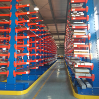 Jracking Heavy Duty Timber Steel Pipe Cantilever Racking Used for Industrial Storage Single or Doubld Sided Cantilever Racking