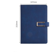 Carnet en cuir vintage A5 avec couverture souple personnalisée - idéal pour les réunions d'affaires et la vie universitaire