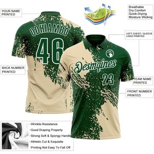 Custom Polo Bowling Shirt Unisex Adult Sublimated Quick Dry Turn Down Collar Tennis Apparel Personalized Name Number Logo - Product Image 3