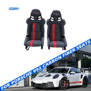 Asientos de Carreras Personalizables de Alta Calidad en Fibra de Carbono Seca para Porsche 992 992.1 992.2 - Product Image 1