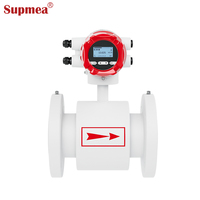 Alat Ukur Aliran Air Magnetik Ce ATEX Rs485 Liquid 220V 4-20ma Ss316l Tipe Terpisah Elektromagnetik