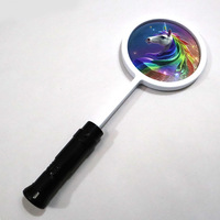 Bâton lumineux LED scintillant néon musical, 18 lumières colorées clignotantes, jouet lumineux en forme de dinosaure pour festival