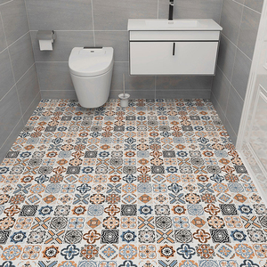 Papel Tapiz Autoadhesivo para Piso, Diseño Original, Vinilo de PVC Grueso, Impermeable, para Cocina y Baño, Adhesivo 3D para Piso - Product Image 5