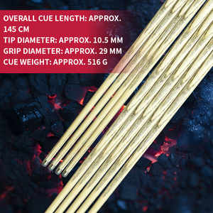 Stecca da Biliardo ASRB CUE TK03 in Legno con Punta in Ceramica e Rivestimento in Pelle, 19oz, 145cm, Alta Qualità, Durevole, Leggera, Modello Ronnie - Product Image 5