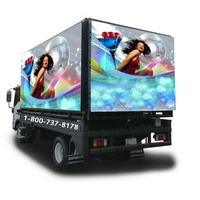 Cartelera Digital HD a todo color para camión, pantalla Led para camión, exterior, P6, P8, P10