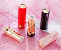 3.5g 20~24.9mm Tutup Tarik (Pull-Up Cap) Cetak Sablon Warna Injeksi Bunga Delapan Kelopak Unik Mewah Hijau Emas Plastik Kosong