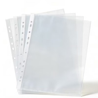 Carpeta de Archivo Transparente con 11 Orificios, Reforzada con PVC Magnético, Tamaño Carta A4, Duradera, Gran Venta 2026
