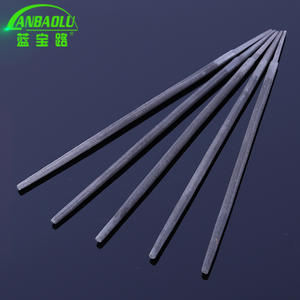 Lima redonda Lanbaolu de 150 mm y 5 mm con doble raya, corte bastardo, patrón americano, para metales no ferrosos - Product Image 1