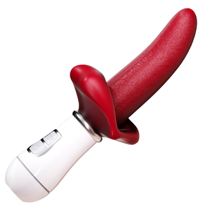Magic Tongue 2-en-1, stimulation orale par léchage, vibrateur à 10 modes, stimulation clitoridienne, rechargeable, étanche, jouet sexuel pour femmes - Product Image 4