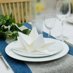 Serviettes en papier pour dîner pré-pliées, serviettes jetables en airlaid en forme d'étoile, origami, pour mariage, fête, banquet, vacances - Product Image 4