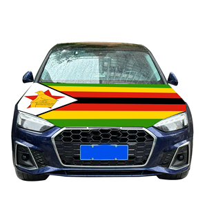 Venta al por mayor 120x150cm Zimbabue Car Hood Covers Durable Asequible y barato Car Flag - Product Image 5