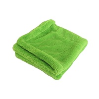 Serviette de nettoyage en microfibre torsadée à double face 60x90cm 1200Gsm pour le séchage et le lavage des voitures, absorbante, à poils torsadés