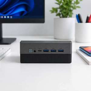 Mini PC ZNI-Haswell con Intel I3-4030U, 8+128GB, WIFI 5, DDR3, Windows/Linux, HDMIx2, 1.42K 60Hz, Intel HD Graphics 4400 - Product Image 1