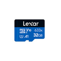 Tarjeta Lexar de Alto Rendimiento 633x MicroSDHC/microSDXC UHS-I Serie BLUE 32G 64G