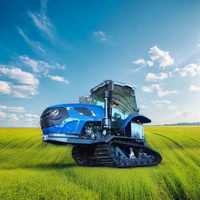 Penjualan terlaris 90HP-120HP penuh hidrolik Crawler Mini traktor perayap kecil untuk penggunaan pertanian di Paddy kering kondisi baru