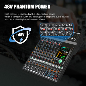 Professional 16-Channel Digital Audio Mixer Dual 99 DSP Effects USB BT <strong>DJ</strong> Console Live Sound Performance Metal Material - Product Image 4