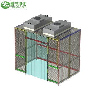 Cabine de laboratoire modulaire ISO Classe 100 pour salle blanche, installation rapide, avec FFU intégré - Product Image 6