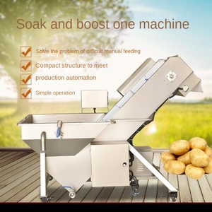 Machine à laver industrielle automatique pour fruits et légumes machine à laver les légumes à bande transporteuse - Product Image 4