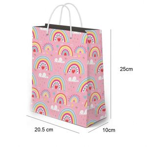 Articles de fête bohèmes, sacs de bonbons pour fête arc-en-ciel, 12 pièces - Product Image 2