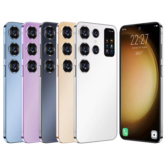 Wholesale High Quality Big Storage Android Cellphone Full Screen Unlocked Smartphone S24 Ultra Phone Mobile Phone