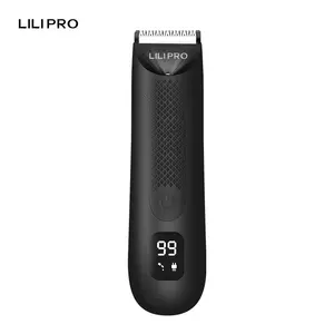 LiliPRO-cortadora de pelo de cuerpo completo para hombre, cuchilla de cerámica desmontable, impermeable, en seco y húmedo