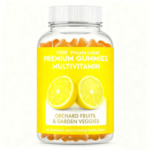 Gommes multivitaminées premium Vitamine C pour adultes Renforce le système immunitaire Améliore la digestion 60 unités Vieillissement sain et sûr Non destiné aux femmes enceintes - Product Image 1