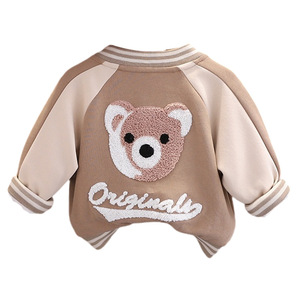 New Autumn <strong>Boys</strong> Joggers Wear Baby <strong>Boy</strong> <strong>Clothing</strong> Sets Cartoon Embroidery Bears Pattern Kids Tracksuit Clothes Suits - Product Image 1