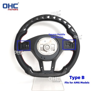 Volant LED authentique pour Mercedes-Benz AMG C63 W204 A45 CLA45 W212 W213 Classe <span class=keywords><strong>A</strong></span> C CLA E SL SLK 2013-2014 - Expédition depuis l'entrepôt américain - Product Image 4
