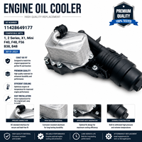 Housing Filter Oli Mesin Heavy Duty untuk BMW Seri 1 2 X1 Mini OE 11428649177 Segel Presisi Efisien Panas
