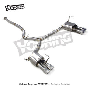 Auto Cat Tuning Valvetronic Catback para Subaru Impreza <span class=keywords><strong>WRX</strong></span> STI 2,5 T 2008-2021 silenciador de tubo de acero inoxidable <span class=keywords><strong>Escape</strong></span> - Product Image 2