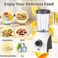 Mixeur Électrique 2-en-1 OEM/ODM pour Jus de Fruits et Smoothies avec 4/6 Lames en Acier Inoxydable