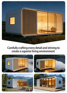 Adapté à l'extérieur, esthétiquement plaisant, pratique et pouvant être placé au sol. Cabane en bois. - Product Image 2