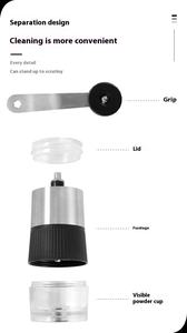 Molinillo de Café Metálico Mini Moderno, Último Modelo, Portátil, con Efecto de Explosión de Polvo, para Cocina y Viajes - Product Image 6
