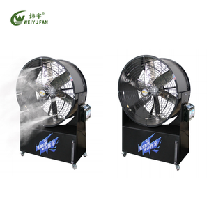 Ventilateur sur pied industriel WYFJ-P1100 1.13M DC avec grande pale métallique et réservoir d'eau pour événements - Product Image 3