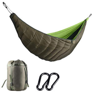 <span class=keywords><strong>Hamaca</strong></span> de Camping Resistente con Red de Seguridad, <span class=keywords><strong>Hamaca</strong></span> Táctica Portátil de Nailon Personalizable para 2 Personas, para Exteriores - Product Image 3