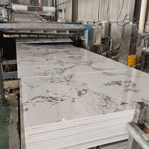 Diseño impermeable Oficina PVC UV Paneles de mármol Paredes alternativas Decoración Azulejo de mármol Alternativa - Product Image 6