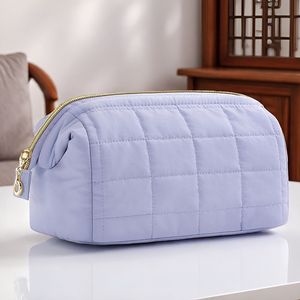 Pochette de toilette portable personnalisée Fuliya, organiseur de <span class=keywords><strong>voyage</strong></span>, sac de rangement pour maquillage quotidien avec fermeture éclair, sac à cosmétiques rembourré pour femmes - Product Image 2
