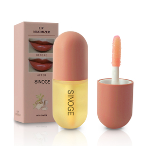 2020 Cosmétique en gros Étanche Paillettes personnalisé couleur à lèvres huile <span class=keywords><strong>de</strong></span> <span class=keywords><strong>gingembre</strong></span> naturelle Pure <span class=keywords><strong>de</strong></span> Marque Privée bril - Product Image 1