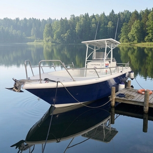 <span class=keywords><strong>Bateau</strong></span> de pêche au thon en fibre de verre certifié CE de 9,50 m pour 15 personnes avec un ou deux moteurs, type yacht - Product Image 4