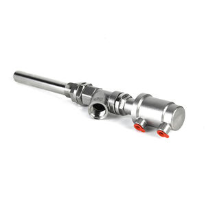 RVS pneumatische vloeistofvulklep met schroefverbinding vulmondstuk voor vulmachine - Product Image 4