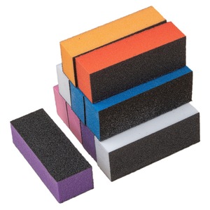 Bloc de sable pour manucure écologique à 3 faces, grain 150, éponge carrée colorée, <span class=keywords><strong>utilisation</strong></span> pour le soin des <span class=keywords><strong>ongles</strong></span> - Product Image 2