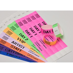 Bracelets TYVEK de couleur unie 19 mm (3/4 po) pour la gestion d'accès aux événements et la vérification des billets pour les lieux - Product Image 2