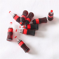 Aksesoris Rumah Boneka Grosir 1/6 1/12, Minuman Miniatur Rumah Boneka, Botol Minuman Soda Mini, Kerajinan Resin, Mainan Makanan, DIY