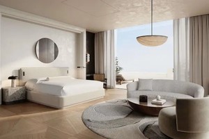 SHIYI <span class=keywords><strong>Delano</strong></span> by Accor Boutique Hotel de madera Cama individual Muebles de Hotel King Size Marco de cama de metal Juego de muebles de hotel de lujo - Product Image 4