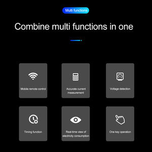 SINOTIMER WDS688 110V 220V AC Medidor de Energía Inteligente Tuya WIFI Monofásico Clase 1 para Riel DIN, Medidor de KWh y Watt con Control Remoto y Temporizador - Product Image 6